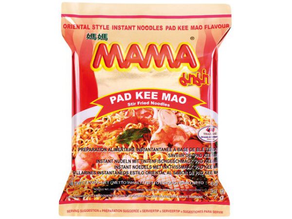 Mama-instant-noodles-pad-kee-mao 3x60g