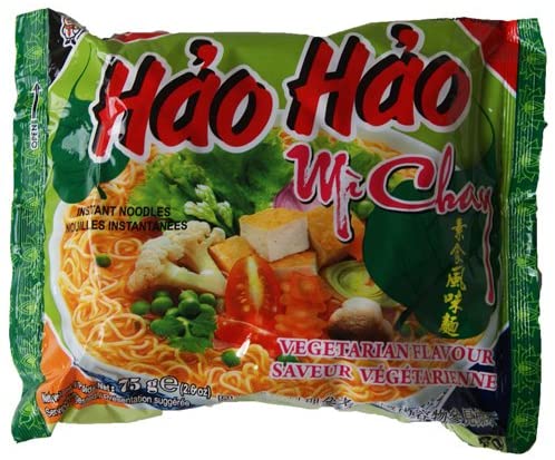 ACECOOK Hao Hao Instant Noodle Vegetarian 3x75g