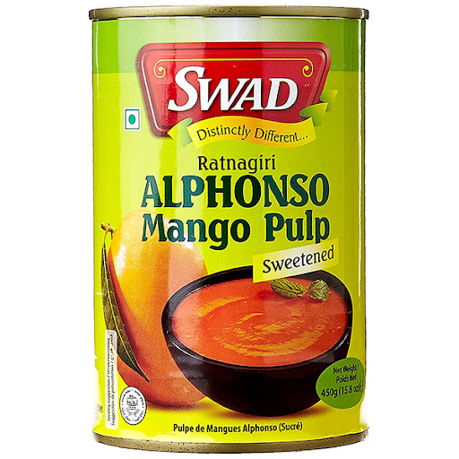 SWAD Alphonso Mango Pulp Sweetened 450 G