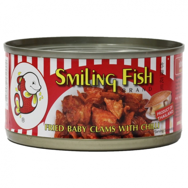Smiling Fish  Fried Baby Clams with Chilli 70gr