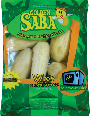 Steamed Saba Banana (Whole),