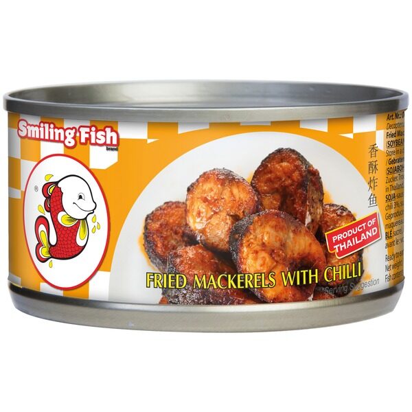 Smiling Fried Mackerel with Chilli  90 G
