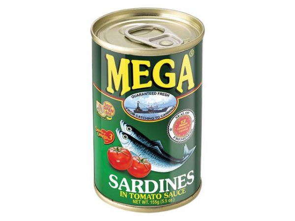 Mega Sardines in Tomato Sauce 155 G