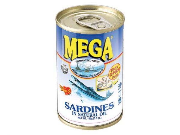 Mega Sardines in Oil  155 G