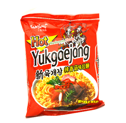 SamYang Instant Noodle Yukgaejang Hot Mushroom