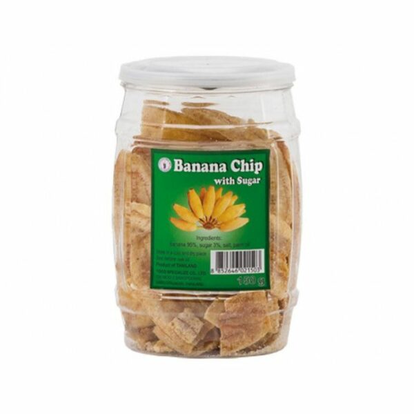 Thai Dancer Banana Chips with Sugar,