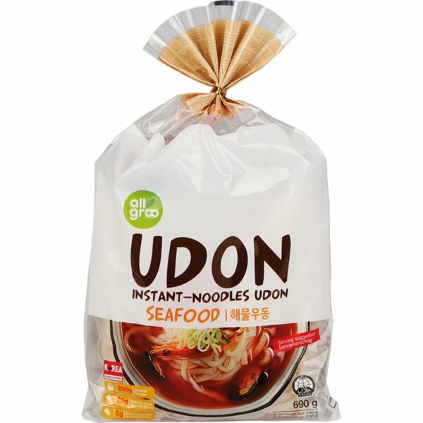 ALLGROO Udon Instant Noodles seafood