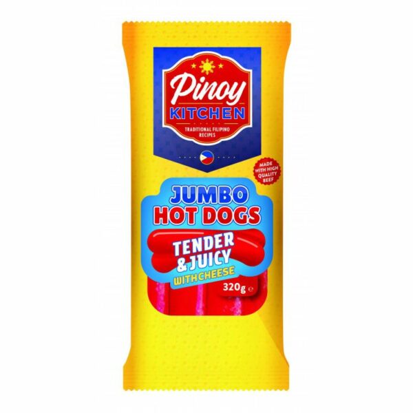 Pinoy Kitchen Jumbo Hot Dogs with Cheese,