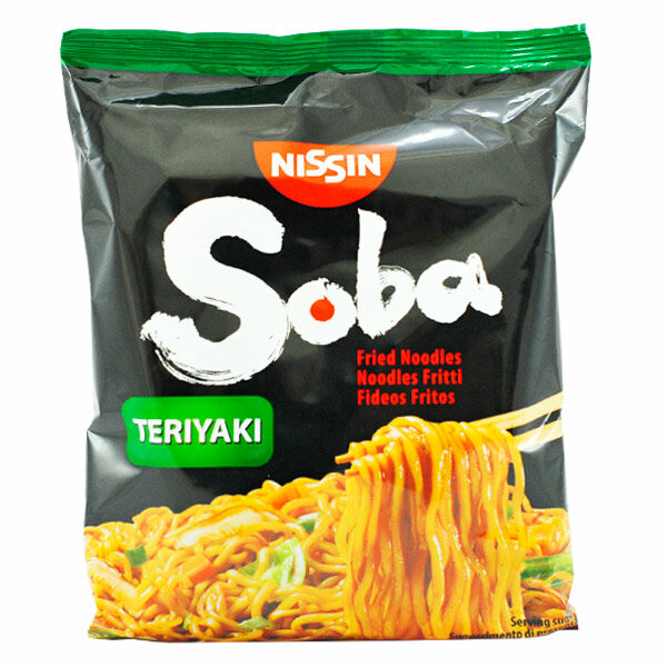 Nissin Instant Soba Noodles Teriyaki, 3 X 110 G