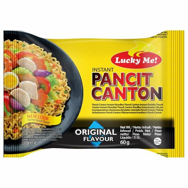 Lucky Me Instant Noodles Pancit Canton, 3 X 60 G