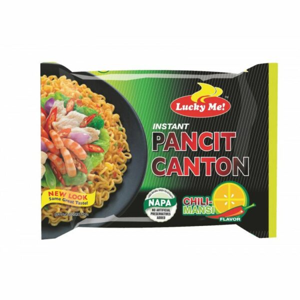 Lucky Me Instant Noodles Chilli-Mansi Pancit Canton, 3 X 60 G