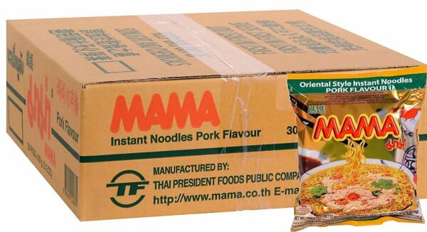 MAMA Instant Noodles Pork 20x90g