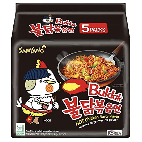 SamYang Instant Noodle Hot Chicken Flavor Ramen 5X140G