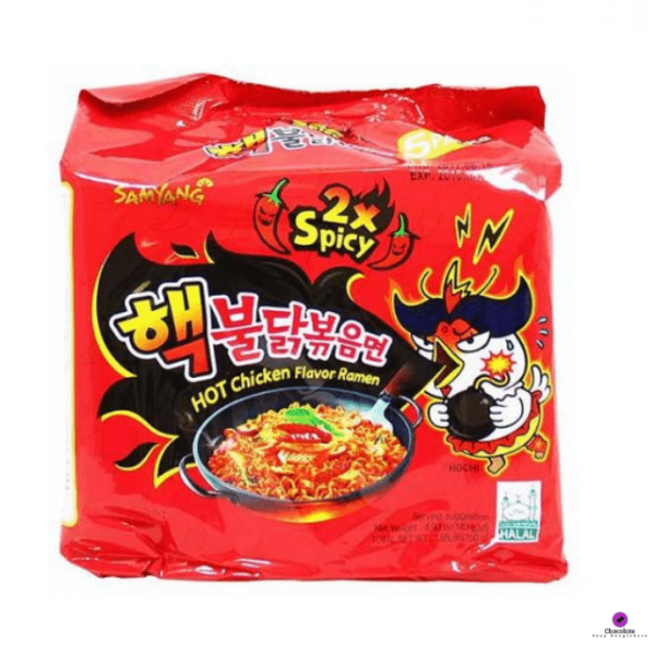 Samyang 2x Spicy Hot Chicken Flavor Ramen 5X140g