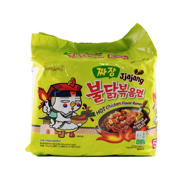 Samyang Jjajang Hot Chicken Flavour Ramen 5X140g