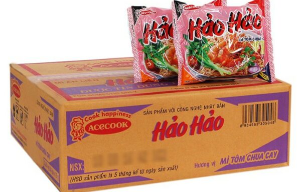 ACECOOK Hao Hao Instant Noodle Shrimp 30X74g
