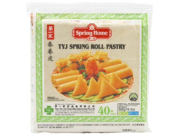 Spring Roll Pastry 215 mm (40 sheets)