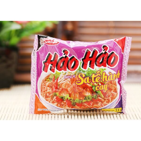ACECOOK Hao Hao Instant Noodle Saté Onion 3x74g