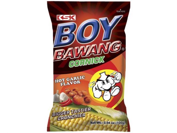 Boy Bawang  Garlic Corn Snacks (hot)