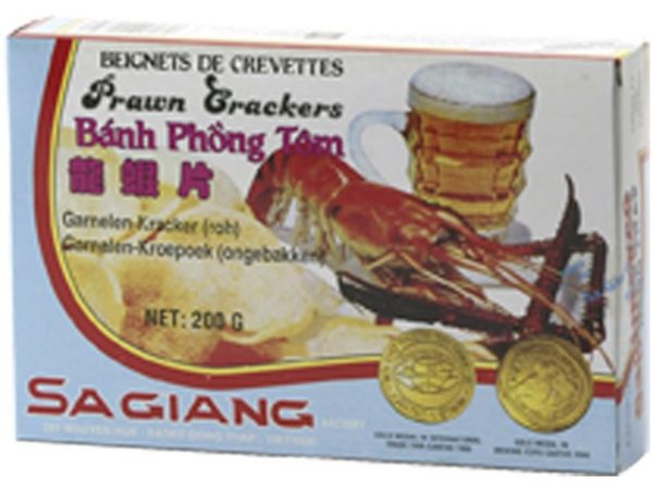 Prawn Crackers (raw, 9.8% prawns) 200 G
