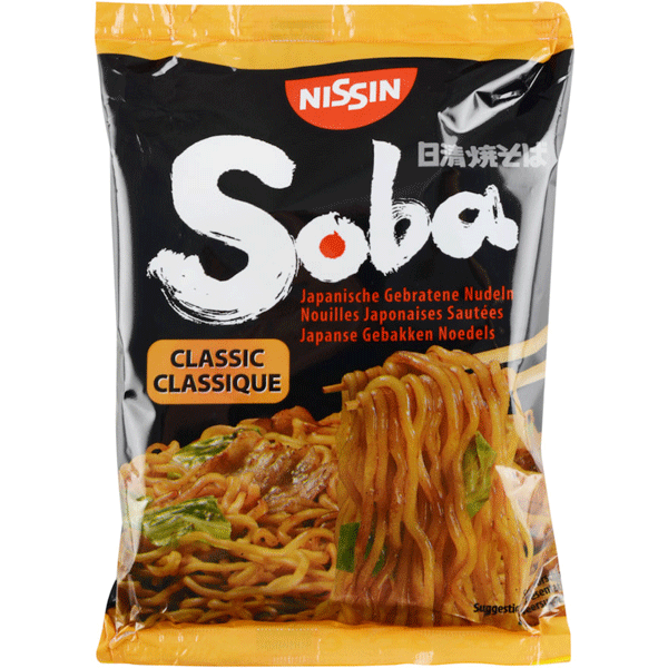 Nissin Instant Soba Noodles classic , 3 X 110 G